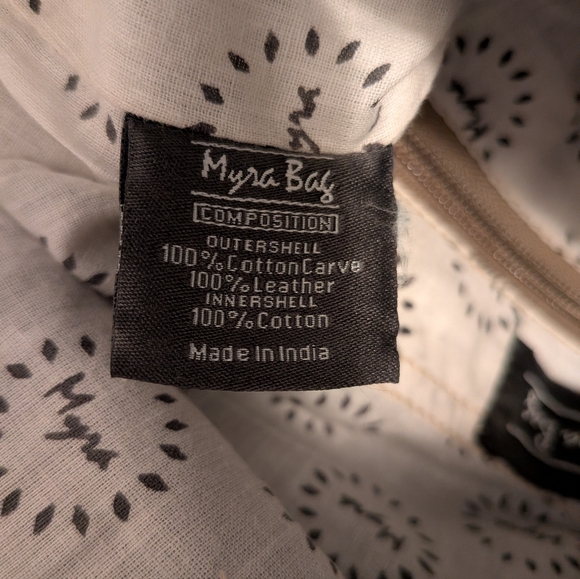 Myra Bag Crossbody Purse Texurized Look & Leather - Picture 6 of 15